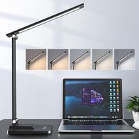 One Fire Lampa biurkowa LED, 15 trybów, oświetlenie biurkowe, 500 lumenów
