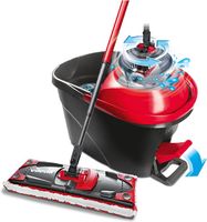 Vileda Zestaw mop płaski i wiadro z systemem wyciskania Ultramax Turbo