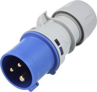 Wtyczka Cartrend Caravan 40556L Caravan CEE 16A niebieska/szara, 3-biegunowa