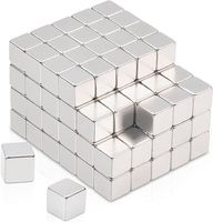110 sztuk bardzo mocnych magnesów neodymowych, małe magnesy 4.5 x 4.5 x 4.5 mm