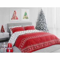Pościel bawełniana Faro świąteczny wzór 160x200cm lub 220x200cm