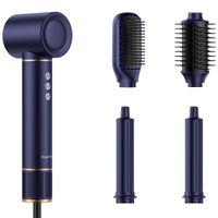 Lokówko-suszarka Multistyler Havit HD634 1300 W 4 końcówki niebieska