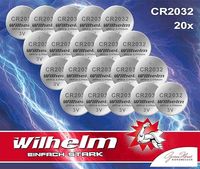 20 x litowa bateria guzikowa CR2032 Wilhelm 3 V, towar przemysłowy