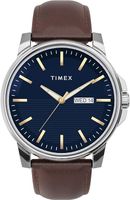 Timex Classic Premium zegarek męski 45mm skórzany pasek TW2V79200