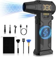 Elektryczna dmuchawa do kurzu, 3-biegowa 150000 obr./min, sprężone powietrze sprężone powietrze z akumulatorem 8000 mAh