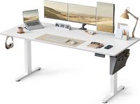 SONGMICS Biurko z elektryczną regulacją wysokości, 180 x 80 x