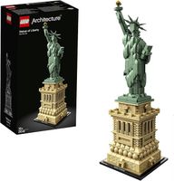 LEGO 21042 Architecture Statua Wolności : Zabawka konstrukcyjna dla dorosłych, Zestawy do budowania, Klocki