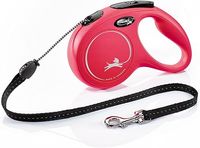 Flexi New Classic M Smycz Rozwijana, Czerwony, 5 m