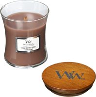 Woodwick 1666279E świeca zapachowa Stone Washed Suede