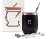 BARGRIN Argentyński matowy zestaw do yerba mate