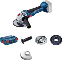 Bosch Professional system 18V: akumulatorowa szlifierka kątowa GWS 18V-10 (Ø tarczy 125 mm, walizka L-BOXX)