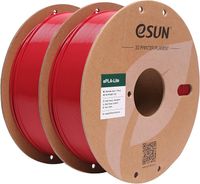 eSUN PLA Filament 1,75 mm, niestandardowy filament do drukarek 3D PLA, dokładność wymiarowa +/- 0,03 mm (2KG-Ognista czerwień)