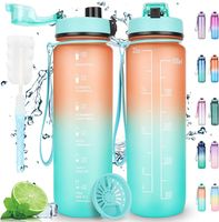 AOPREL Sportowa butelka na wodę 1 l, szczelna