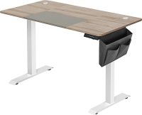 SONGMICS Elektryczne biurko z regulacją wysokości, 60 x 140 x (72-120) cm
