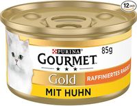 60x 85 g Gourmet Gold Karma dla kotów o smaku kurczaka