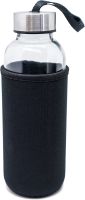 Nerthus szklana butelka w neoprenowym etui 400 ml