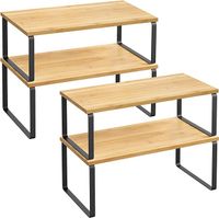 SONGMICS KCS210B01 Stojak na przyprawy, zestaw 2 organizerów