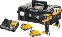 Wkrętarka DCD701 + Zakrętarka DCF801 12V 2x3Ah DCK2110L2T DeWalt