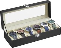 SONGMICS 6-gniazdowe pudełko na zegarki