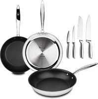 MasterPRO Argent 3 – zestaw patelni i noży