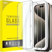 JETech Ochraniacz Ekranu dla iPhone 15 Pro Max 6,7 Cala, 3 sztuki