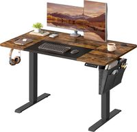 SONGMICS Biurko z elektryczną regulacją wysokości, 120 x 60 x (72-120) cm