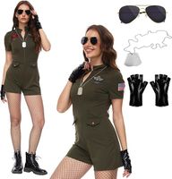 WELLCHY Kostium Jet Pilot dla kobiet rozmiar M