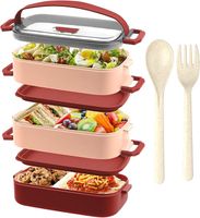 OITUGG Pudełko na lunch premium 3-warstwowe
