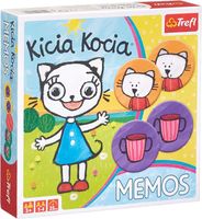 Trefl Memos Kicia Kocia Rodzinna Gra dla Dzieci od 3 lat