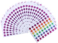 1200 sztuk holograficznych naklejek z gwiazdkami