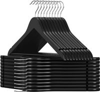 SONGMICS drewniane wieszaki na ubrania, zestaw 20 sztuk