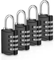 Zestaw 4 kłódek szyfrowych