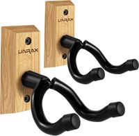 Linrax Uchwyt Ścienny na Gitarę, 2 Sztuki