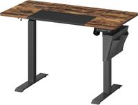 SONGMICS Biurko z elektryczną regulacją wysokości, 60 x 120 x (72-120) cm