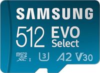 Karta Pamięci Samsung EVO Select mSD MB-ME512KA/EU 512 GB, Niebieski