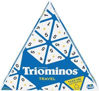 Triominos Travel, gra planszowa od 6 lat, gry towarzyskie dla 2 do 4 graczy