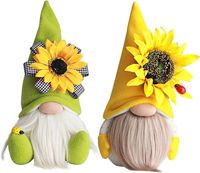 Wiosenny skrzat ze słonecznikami i pszczołami