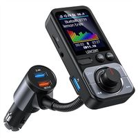 LENCENT 5.0 Samochodu Nadajnik FM Bluetooth z Adapter AUX