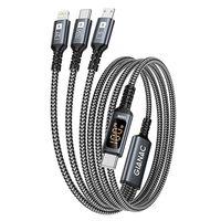 100 W USB C na Multi USB kabel do ładowania [1,2 m]