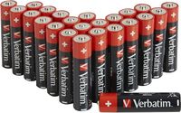 Baterie alkaliczne AAA 1,5 V AAA-LR03 Micro 20 sztuk Verbatim Premium