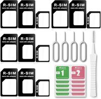 Zestaw adapterów kart SIM 4 w 1 z wyrzutnikiem