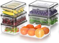JSCORES Pojemniki do przechowywania żywności z pokrywkami
