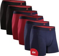 DANISH ENDURANCE Bambusowe Bokserki Męskie, Bielizna Premium, Klasyczne Majtki, 6-PACK