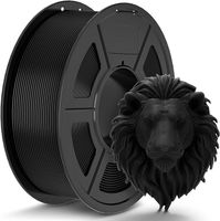 TECBEARS Filament PLA, 1,75 mm czarny, 1 kg, materiały do druku 3D