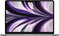 Apple Laptop MacBook Air 2022: Czip M2, Wyświetlacz Liquid Retina 13,6 cala, 8GB pamięci RAM, 256 GB pamięci masowej​​​​​​​ SSD, podświetlana klawiatura, kamera FaceTime HD 1080p. Gwiezdna Szarość