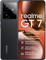Smartfon realme GT7 5G 12GB+256GB – Dimensity 9400e, 7000mAh, 120W, 50MP OIS, 120Hz, IP69 – Czarny (bez adaptera)