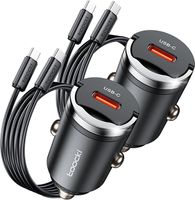 toocki 45W samochodowa ładowarka USB-C (2 sztuki)