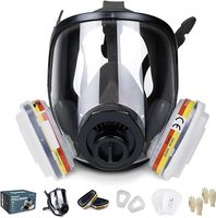 Pełna maska przeciwgazowa RHINO RH-7011 +10 wymiennych filtrów i rękawiczki