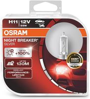 2x żarówka H11 OSRAM NIGHT Breaker Silver 64211NBS-HCB, 12 V