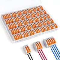 Szybkozłączki z dźwignią ognioodporne tworzywo PA/PC, z 2, 3, 5 gniazdami flintronic  40 szt.